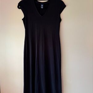 GAP Vintage Women's Black V-Neck Dress